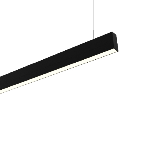 COLGANTE TASSO C/ACRIL.OPTOMAX  MINI II LED 50W 3000K 2258MM NEGRO